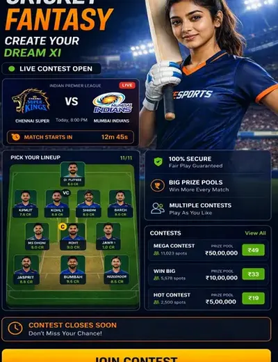 GOLDMATKA420 (gold matka 420) fantasy cricket & matchday visual 3